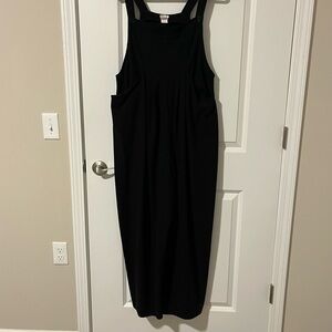 Halara adjustable strap multi-pocket waffle overalls